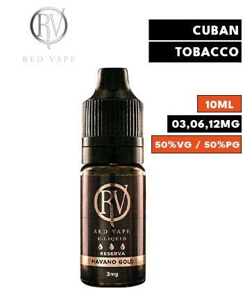 Havano Gold eLiquid by Red Vape 10ml - London Vape House