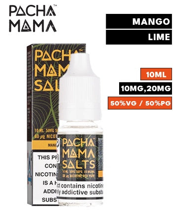 Mango Lime Nic Salt eLiquid by Pacha Mama - London Vape House