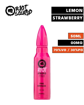 Pink Grenade Shortfill eLiquid by Riot Squad 50ml - London Vape House