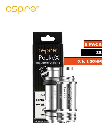 Aspire PockeX Coils London Vape House Aspire PockeX Coils London Vape House