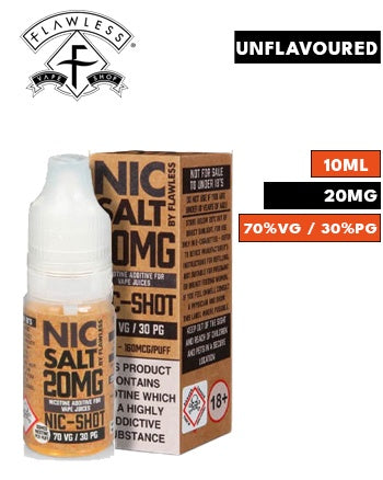 Salt Nicotine Booster eLiquid by Flawless - London Vape House