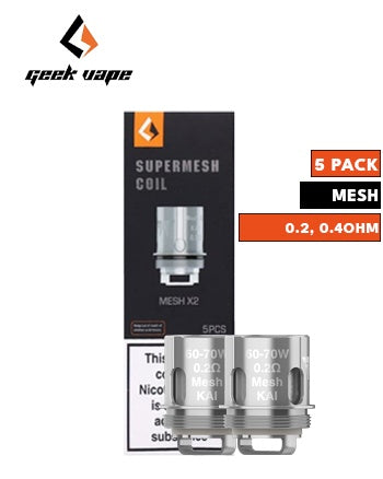GeekVape SuperMesh X2 Coils London Vape House GeekVape SuperMesh X2 Coils London Vape House