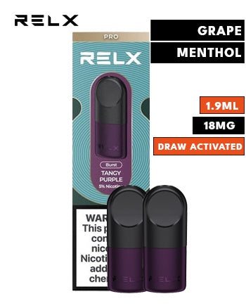 Tangy Purple Prefilled Pro Pod by Relx London Vape House Tangy Purple Prefilled Pro Pod by Relx London Vape House