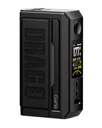 The RBA mode is ideal for experienced vapers who understand the best wattage for their resistance and enjoy maximising the high power Vape mod.  The Drag 3 has a maximum power output of 177 Watts which is plenty for those wanting to produce massive vapour clouds. London Vape House