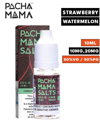 Strawberry Watermelon Nic Salt eLiquid by Pacha Mama - London Vape House